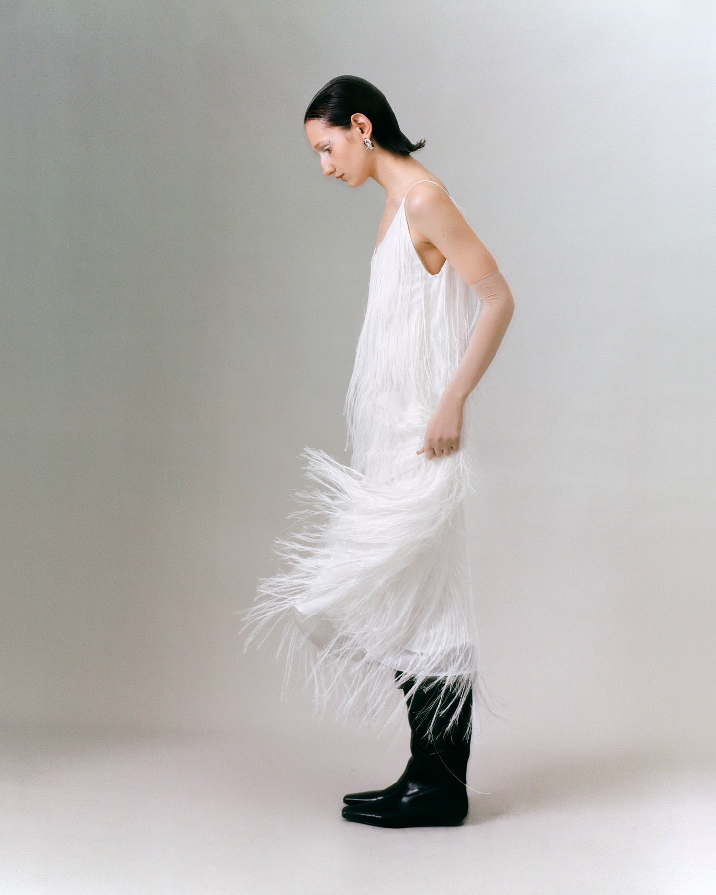 羽白爵士裙   Feather Jazz Dress
